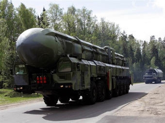 Российская межконтинентальная баллистическая ракета "Тополь-М". Фото ©AFP, архив