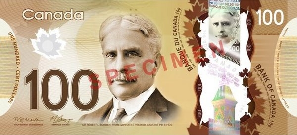 Канадцы заплатят по счетам пластиком. (Изображение Bank of Canada.)